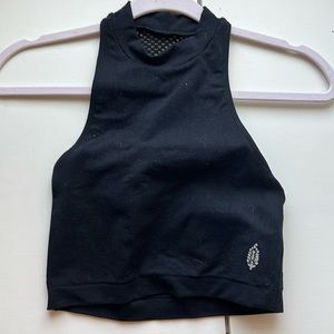 FREE PEOPLE CROPPED WORKOUT TANK! size xs